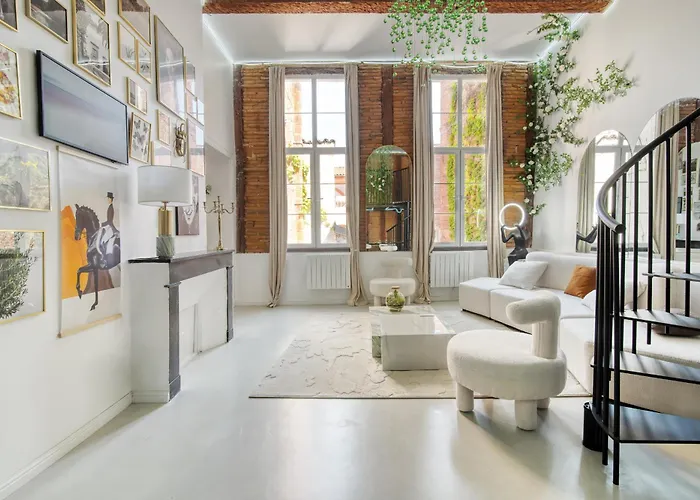 Luxueux Et Fleuri A Toulouse, Capitole 아파트 툴루즈